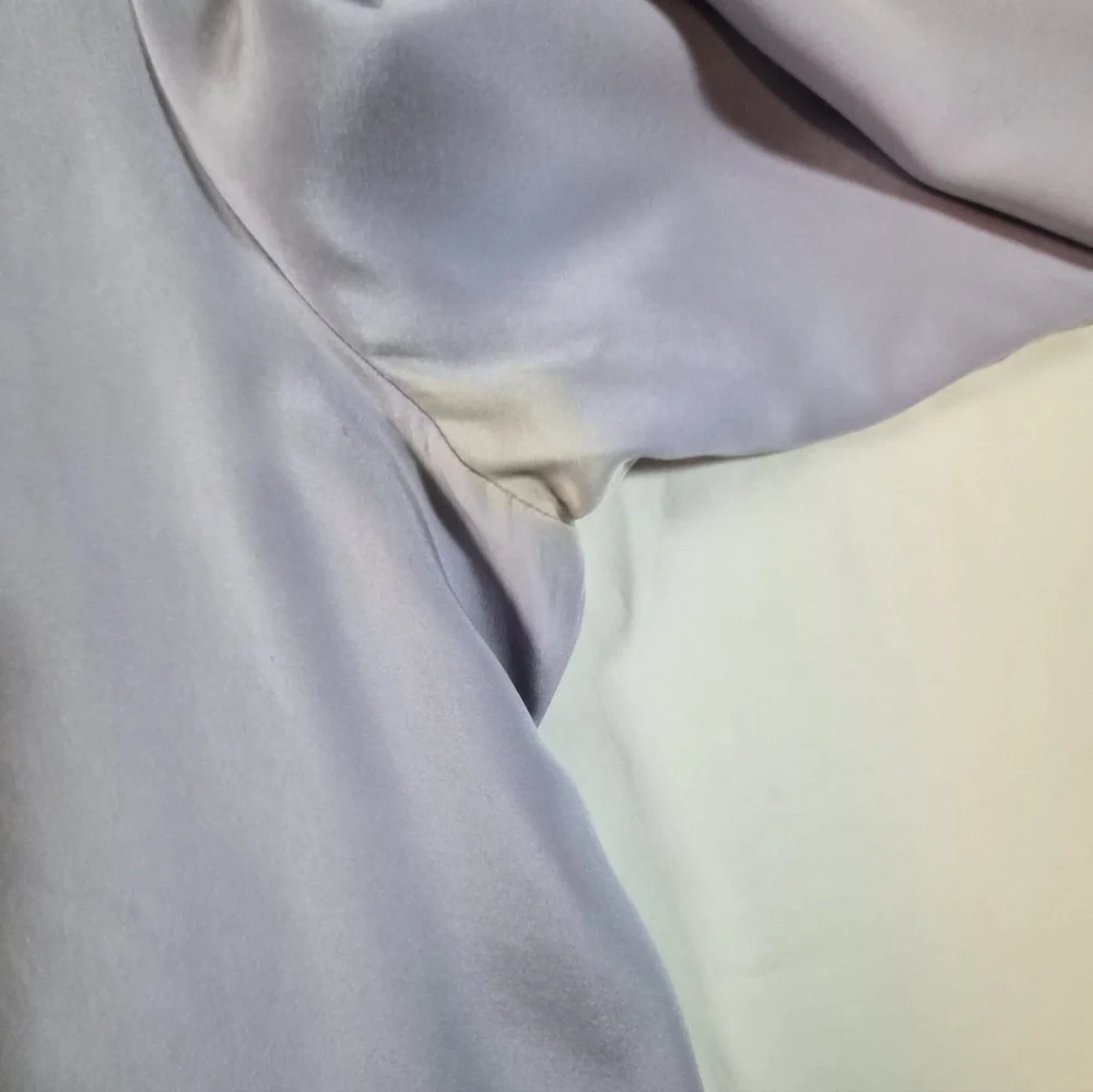 ​REPURPOSE PROJECT: Talbots Petite 96% Silk Stretch Blouse - 16P - Picture 9 of 10